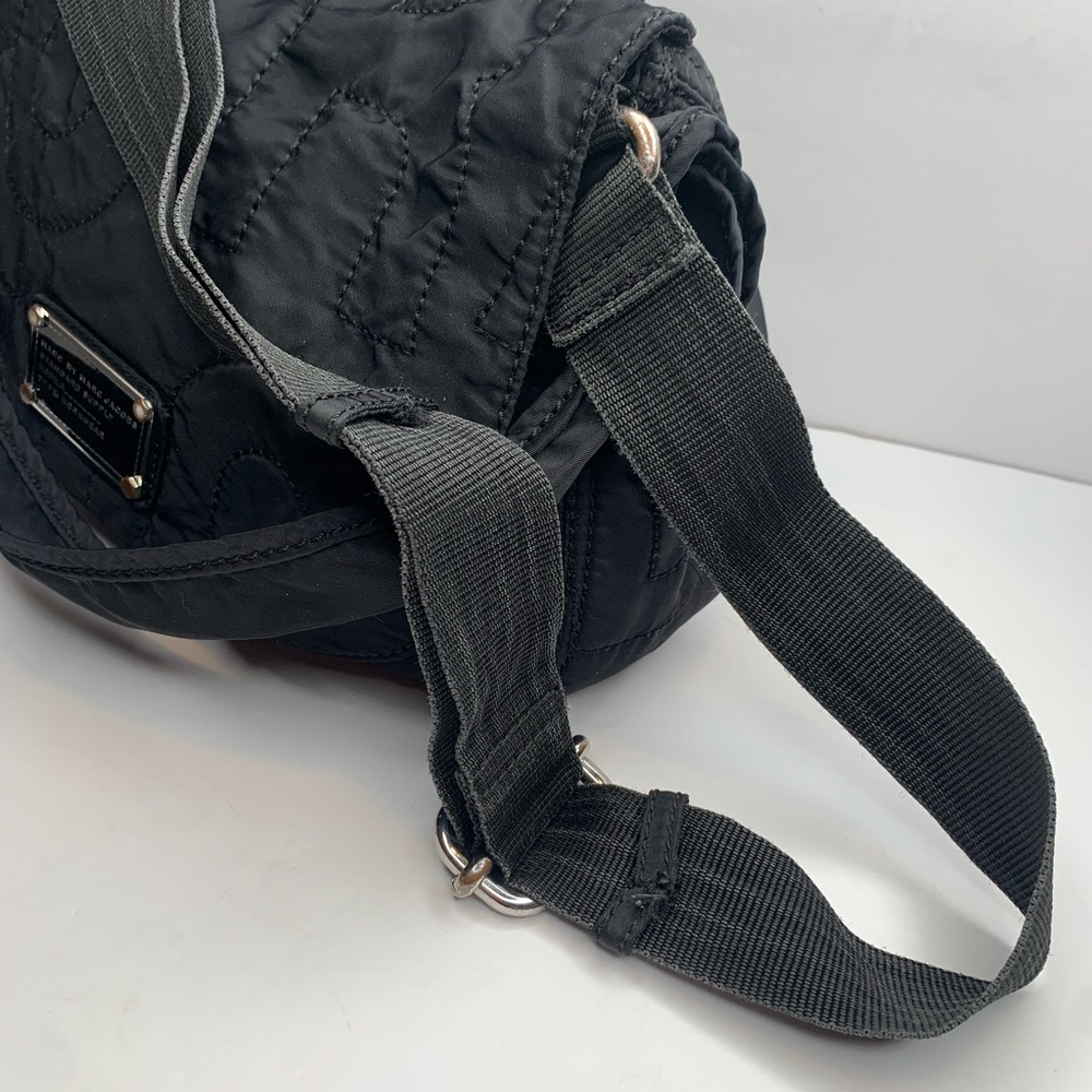 Marc By Marc Jacobs Signature Quilted Flap Over Black Nylon Crossbody purse bag - Picture 15 of 16